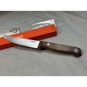 6 Steak Knife Set! Tumbler Utility Knife, 5.5 inch. Brand New. Wood Handles.